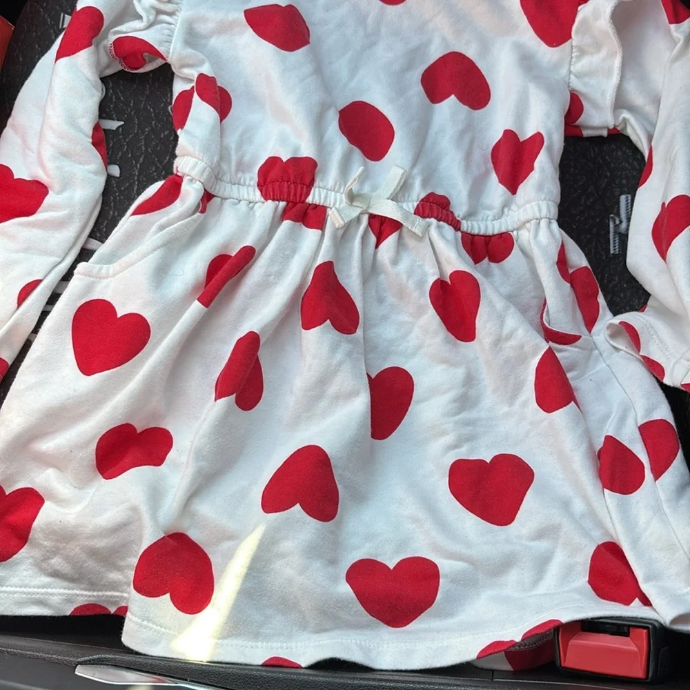 Hearts valentines Kids dress